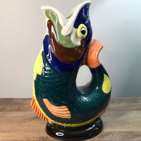 Vintage Other - VINTAGE Gurgling Fish Pitcher Dartmouth